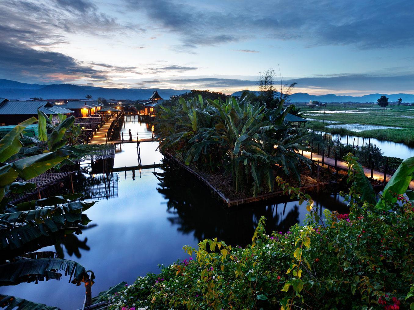 Inle Heritage Stilt Houses Ywama Exteriör bild