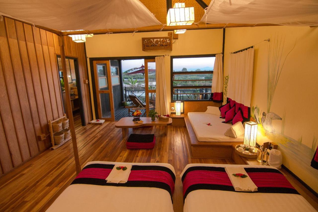 Inle Heritage Stilt Houses Ywama Exteriör bild